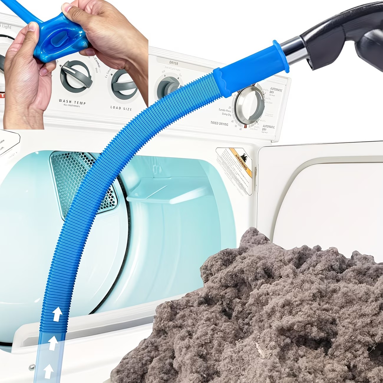 Laundry - Manguera limpiadora de ventilación para secadora,