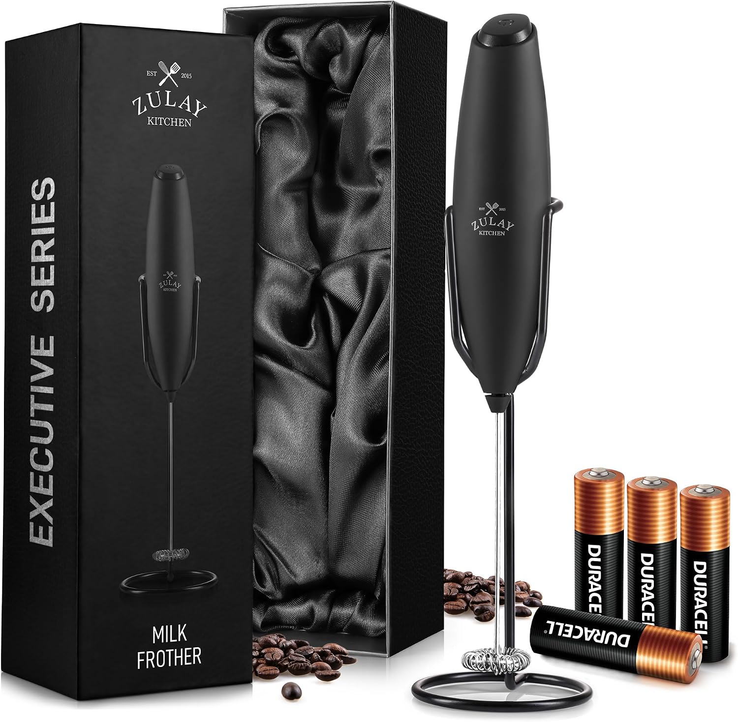 Electric Milk Frother Handheld - Espumador de leche eléctrico, máquina de