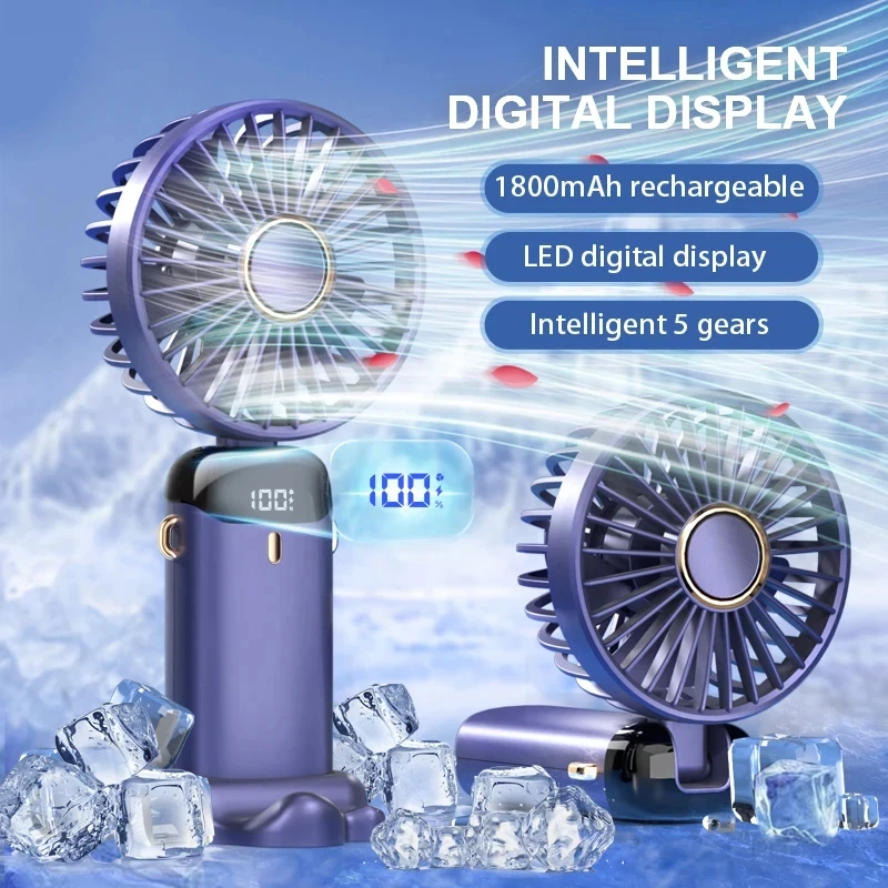 Small Appliances - Mini Ventilador de Mano Plegable, Ventilador