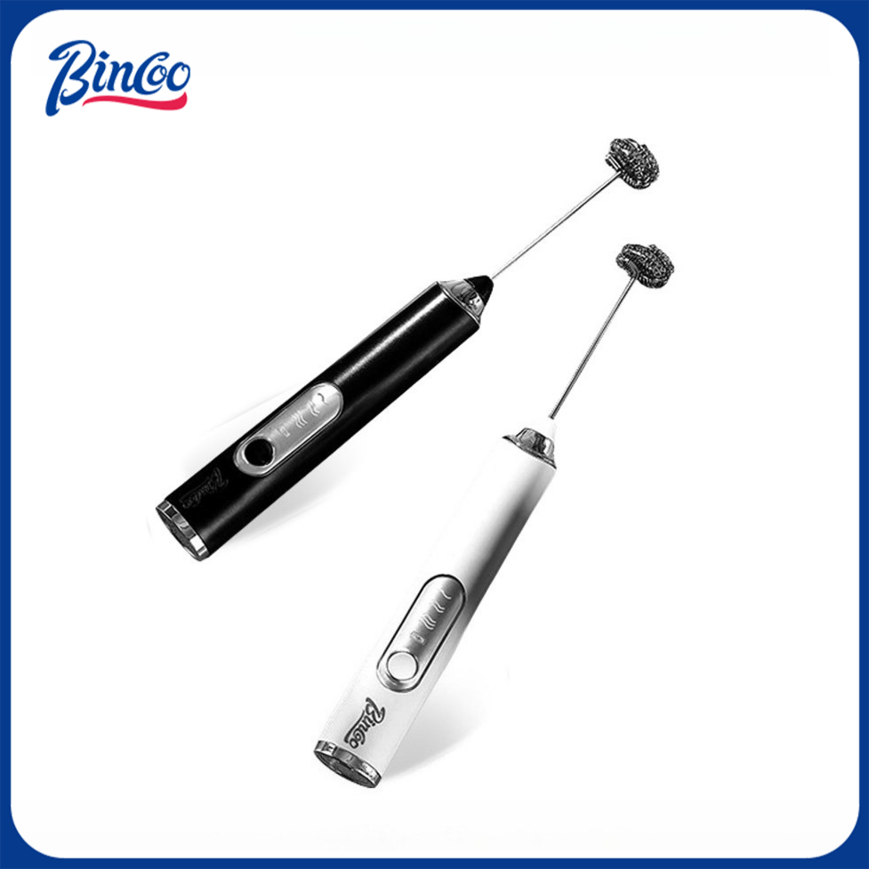 Electric Milk Frother Handheld - Espumador de leche digital portátil Bincoo,