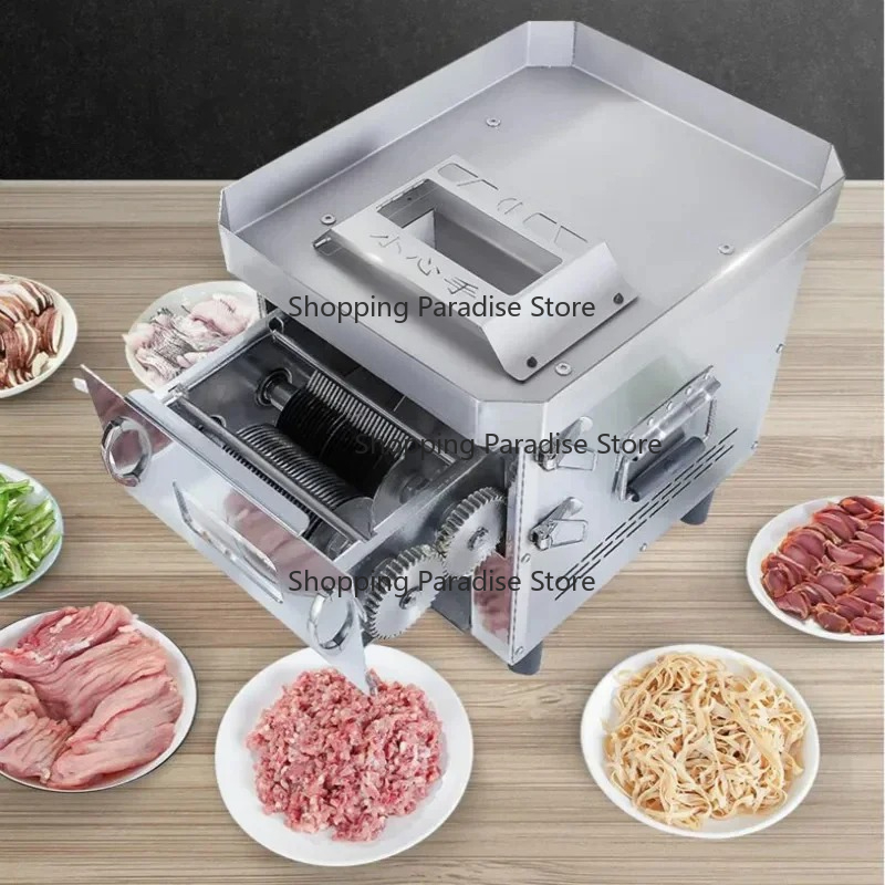 Automatic Meat Slicer Home - Rebanadora de Carne Eléctrica Multifuncional Comercial/Doméstica,