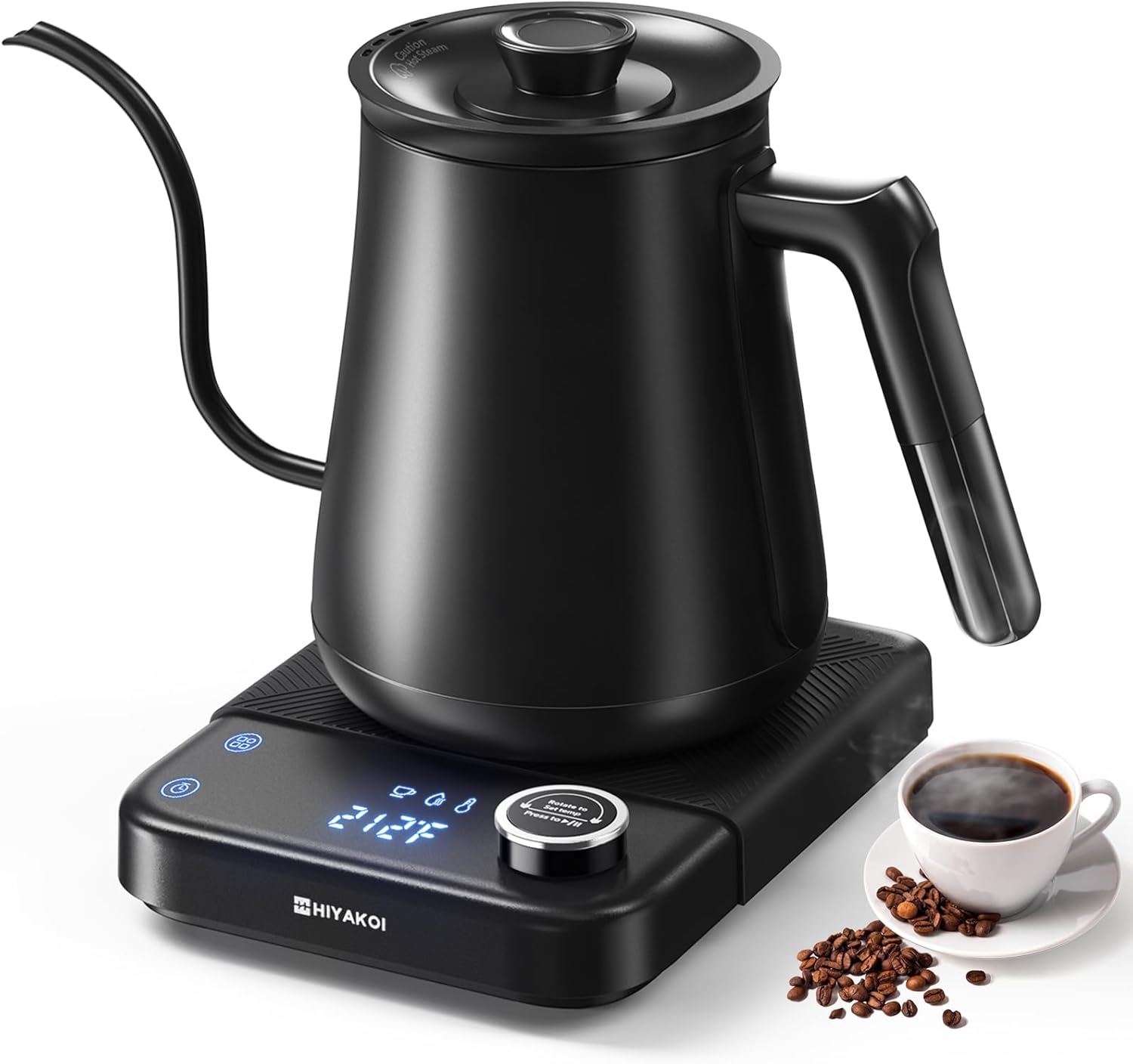 Electric Kettle Temperature Control - Hervidor Eléctrico Gooseneck con Temperatura Controlada