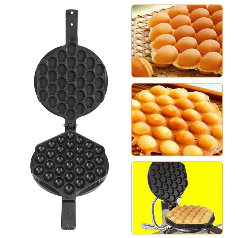 Mini Waffle Maker Machine - QQ-máquina para hacer gofres de huevos,