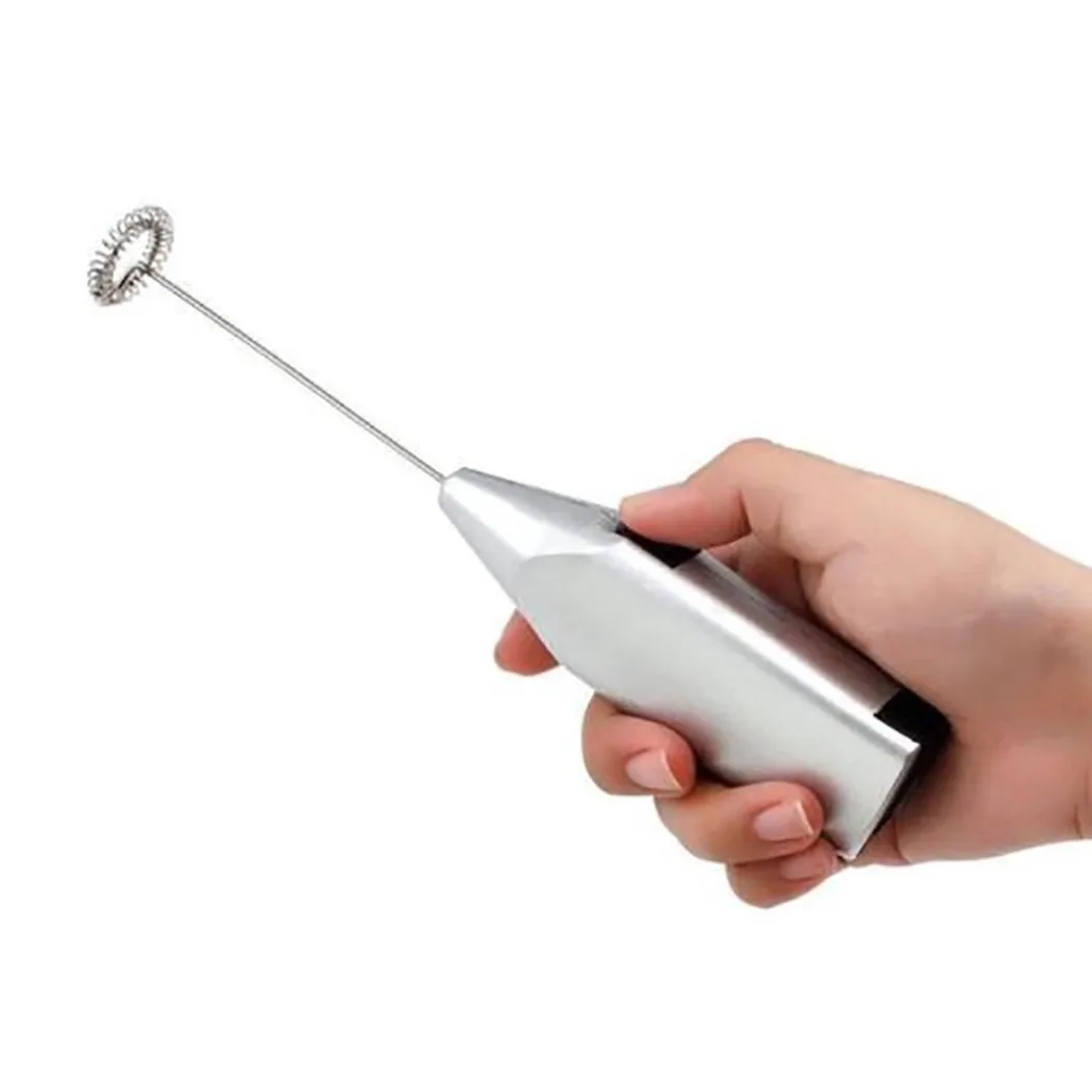 Electric Milk Frother Handheld - Mini batidor de huevos eléctrico de