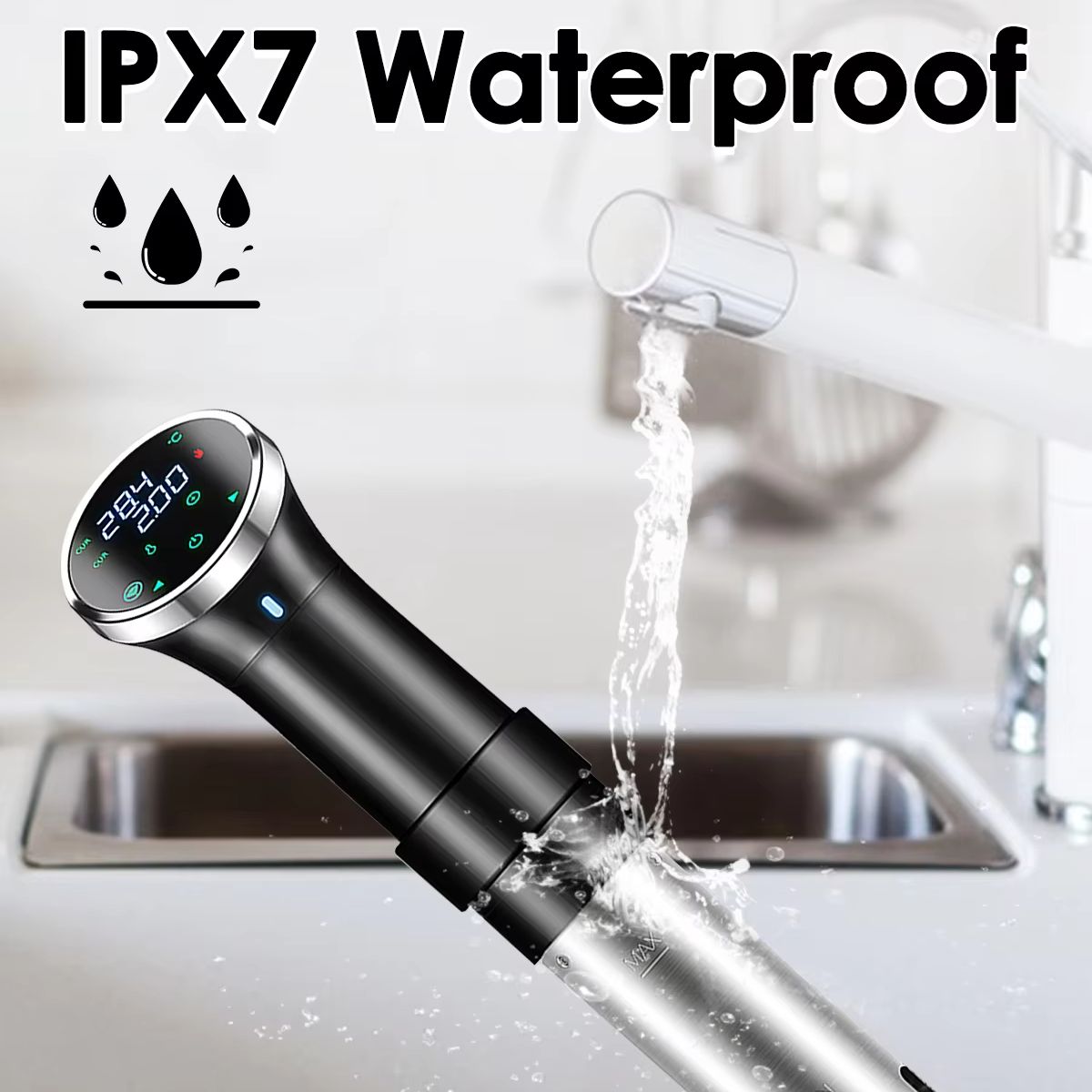 Digital Sous Vide Precision Cooker - Cocedor Sous Vide de 1100W, Circulador