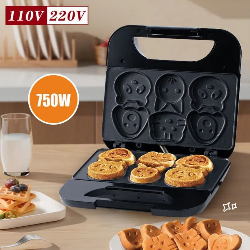 Mini Waffle Maker Machine - Máquina para Hacer Galletas con Diseño