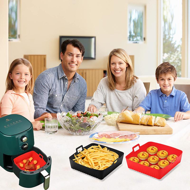 Revestimientos cuadrados grand - Air Fryer Silicone Pot Liner reseña y precio