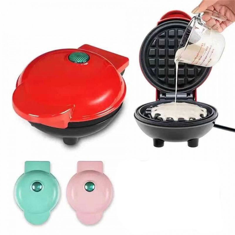 M02K-Mini waflera eléctrica an - Mini Waffle Maker Machine reseña y precio