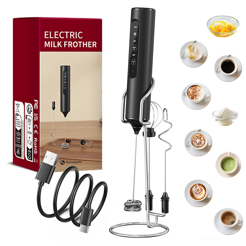 Espumador de leche eléctrico d - Electric Milk Frother Handheld reseña y precio