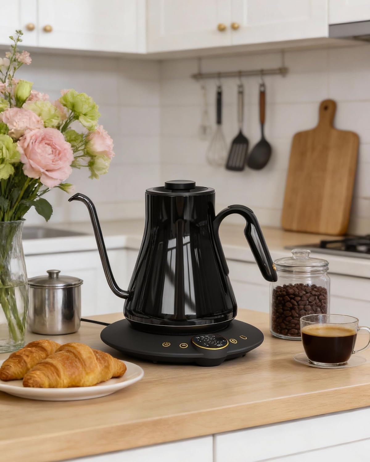 Hervidor eléctrico de cuello d - Electric Kettle Temperature Control reseña y precio