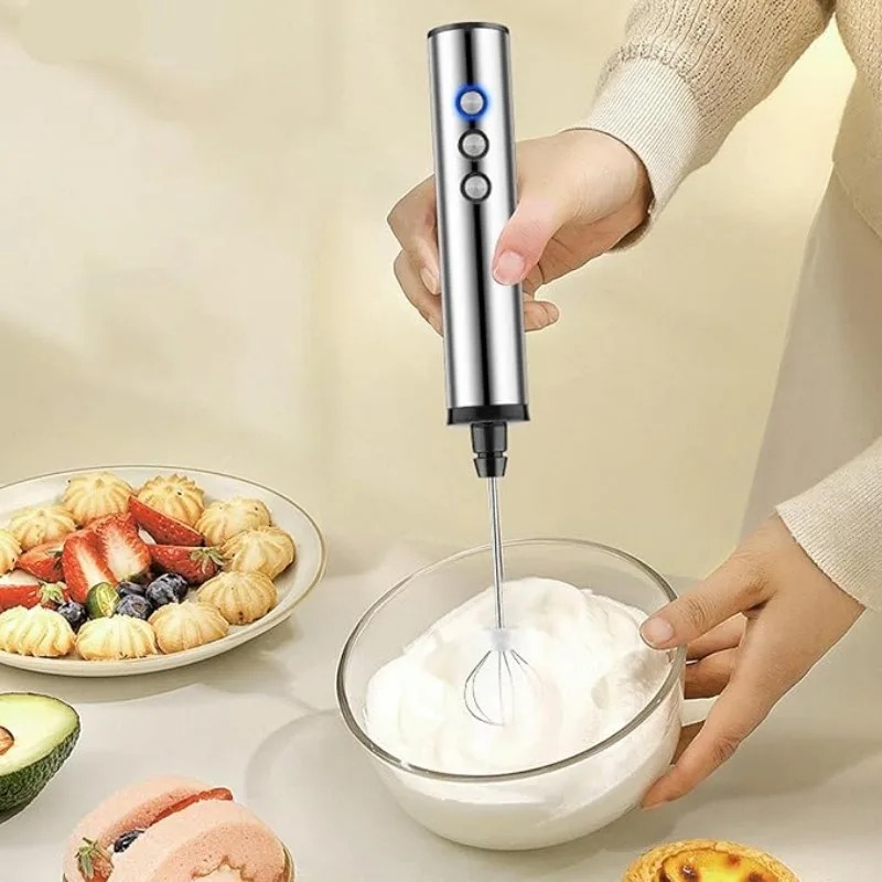 Batidora de Leche Eléctrica de - Electric Milk Frother Handheld reseña y precio