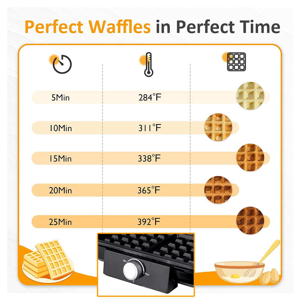 Máquina para hacer gofres belg - Mini Waffle Maker Machine reseña y precio