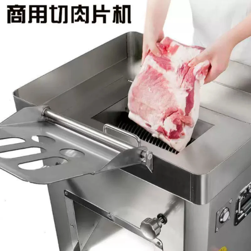 Cortadora de alimentos automát - Automatic Meat Slicer Home reseña y precio