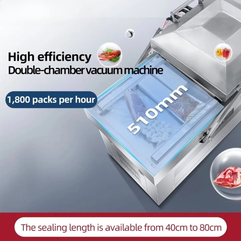 Máquina de Vacío de Doble Cáma - Food Vacuum Sealer Machine reseña y precio