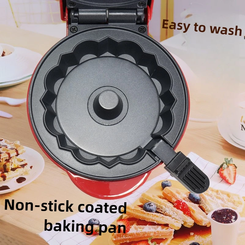 Máquina para Desayunos, Máquin - Mini Waffle Maker Machine reseña y precio