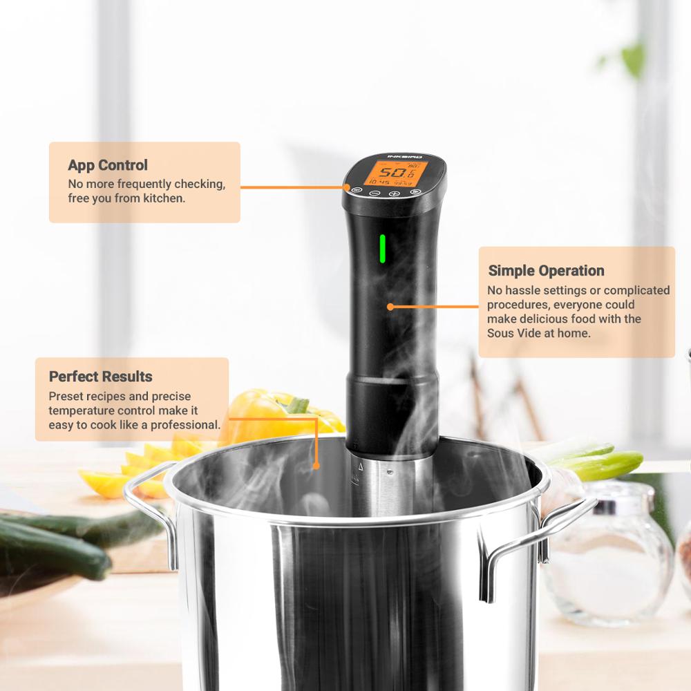 INKBIRD ISV-200W Cocina de pre - Digital Sous Vide Precision Cooker reseña y precio