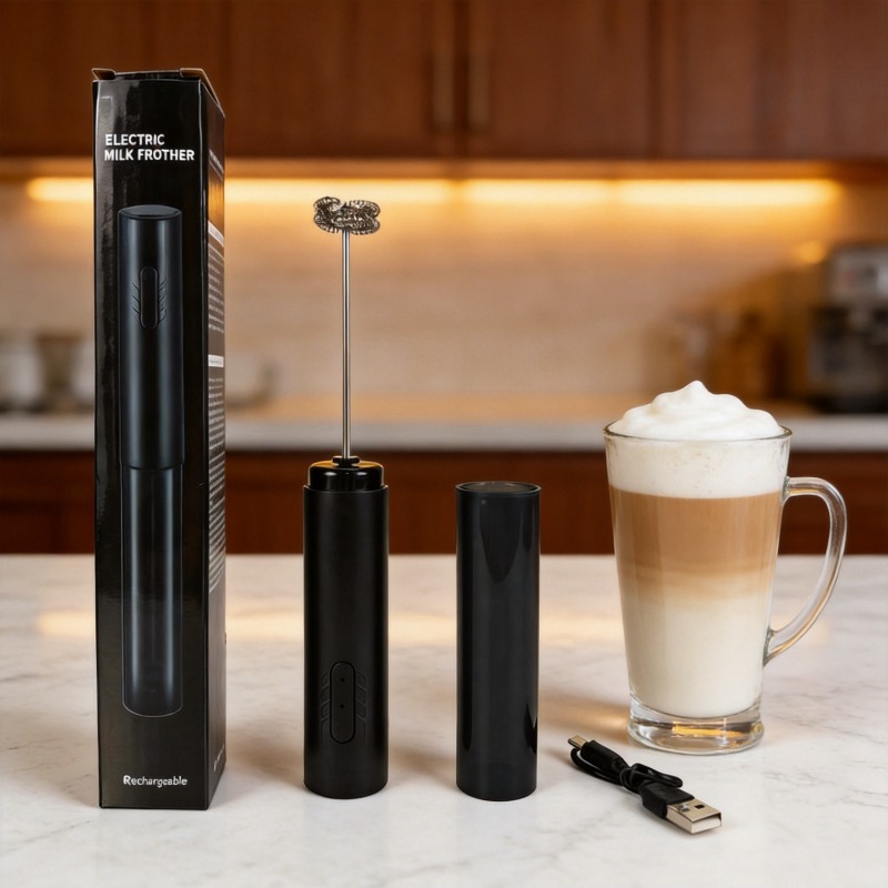 Espumador de Leche Eléctrico P - Portable Blender Usb Rechargeable reseña y precio