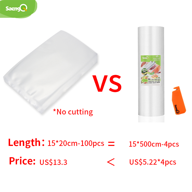 SaengQ bolsas de vacío de coci - Food Vacuum Sealer Machine reseña y precio