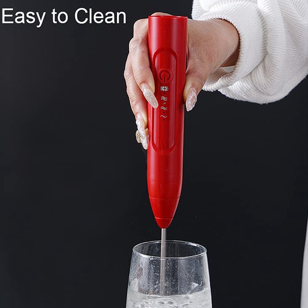 Espumador de leche eléctrico A - Electric Milk Frother Handheld reseña y precio