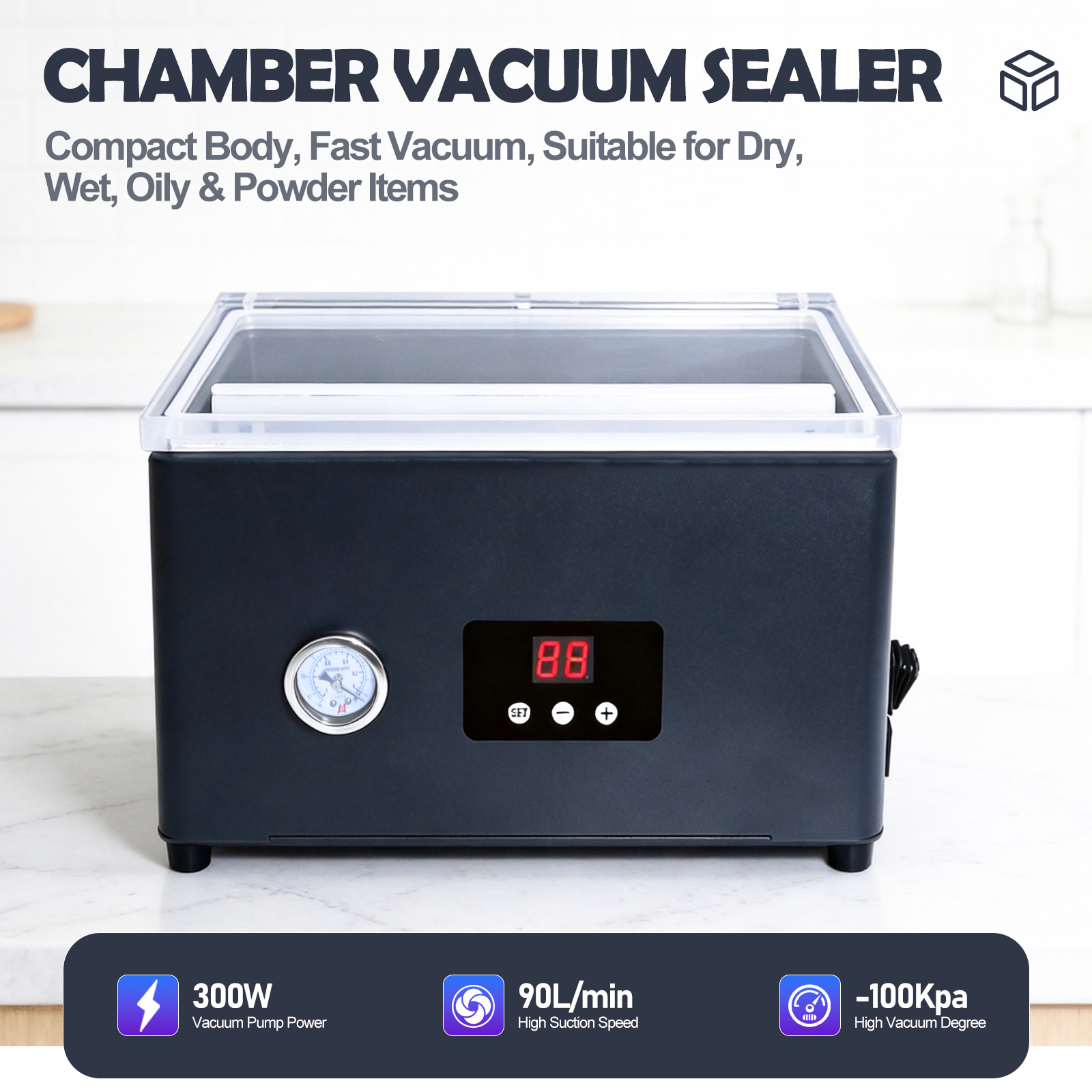 Máquina selladora al vacío par - Food Vacuum Sealer Machine reseña y precio