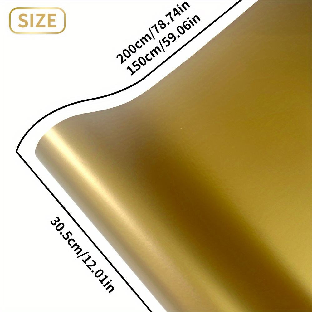 1 rollo de vinilo dorado mate, - Home Appliances reseña y precio