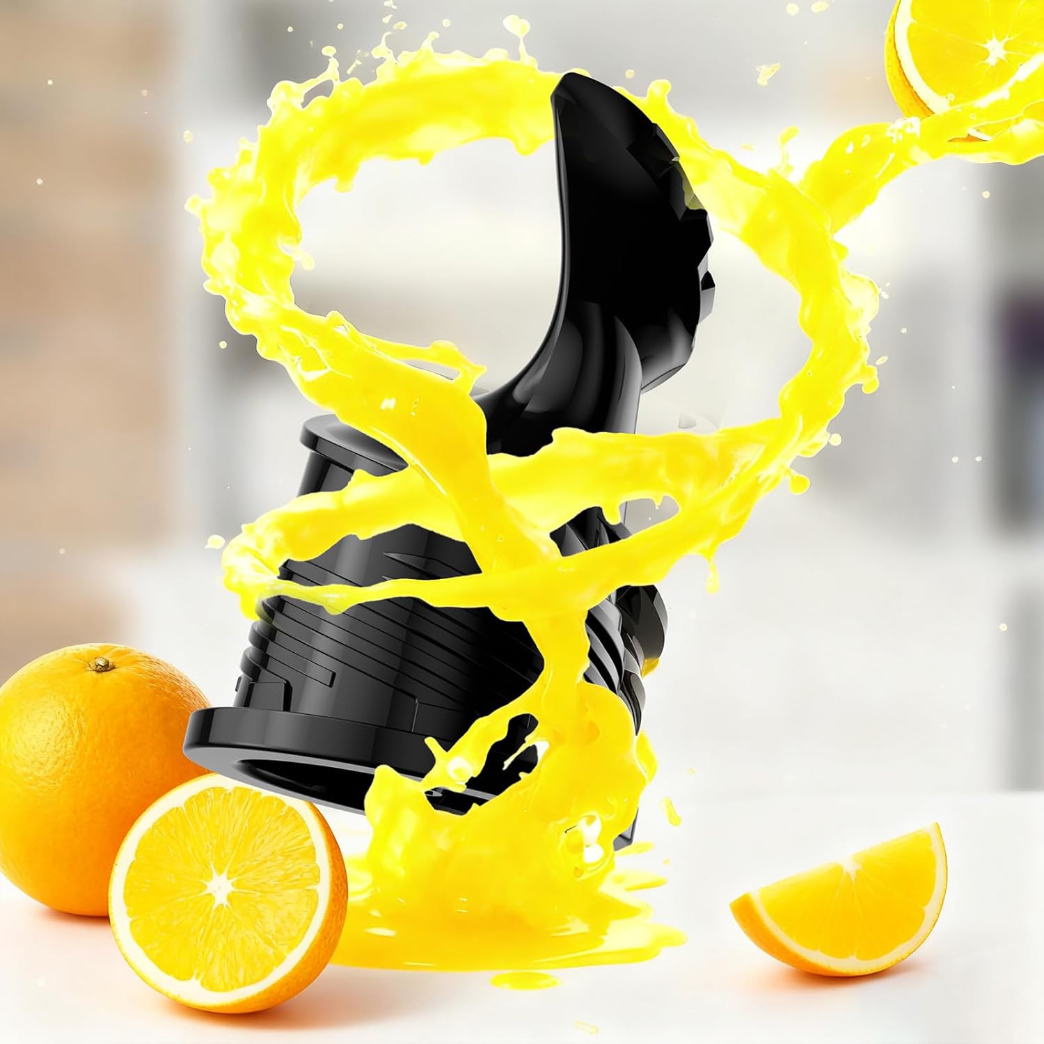 Extractor de Jugos Prensado en - Electric Slow Juicer Cold Press reseña y precio