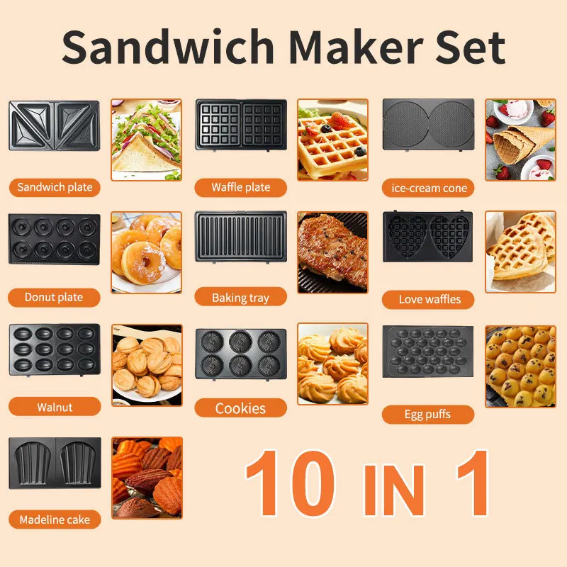 Electrodomésticos 220/110V, Má - Mini Waffle Maker Machine reseña y precio