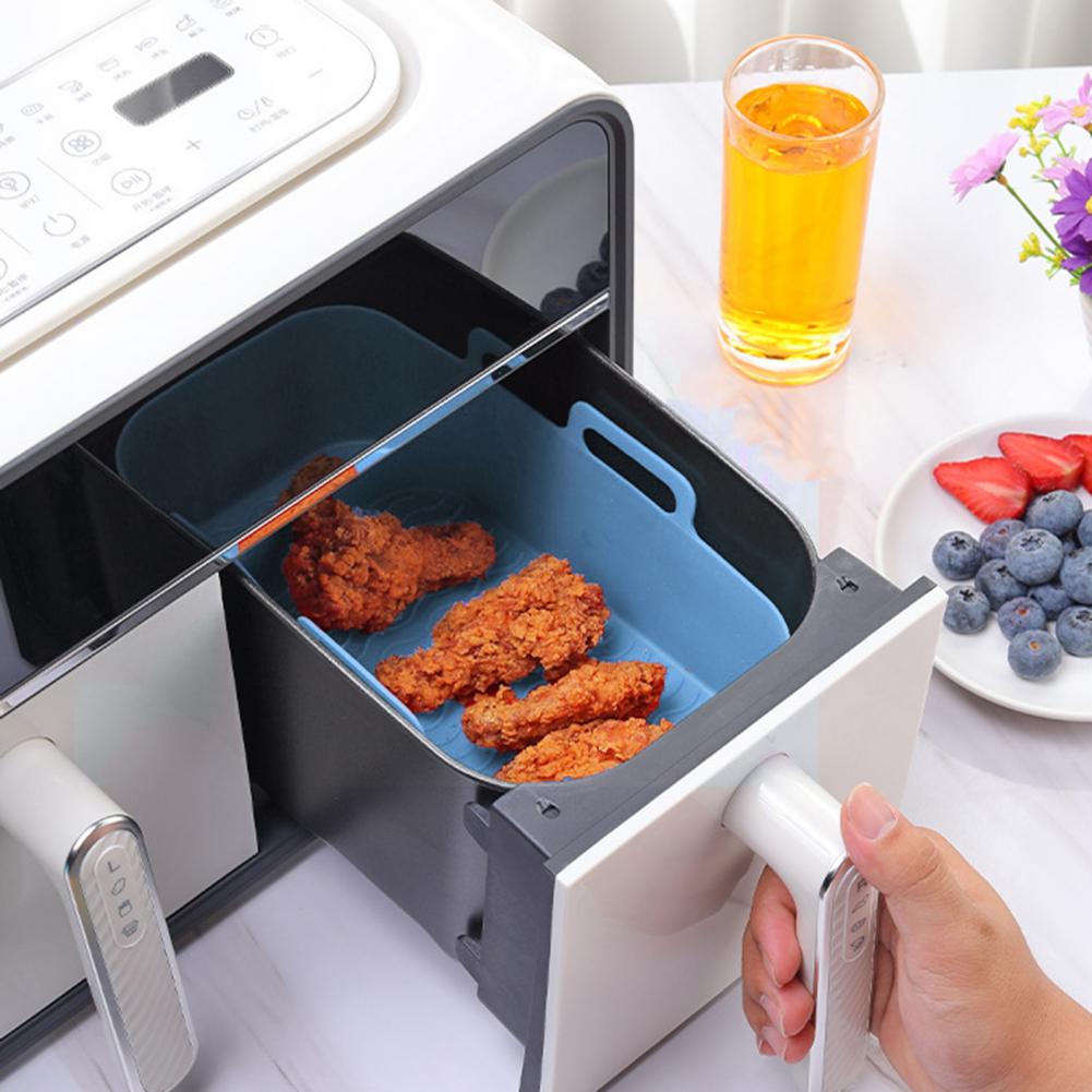 Bandeja cuadrada antiadherente - Air Fryer Silicone Pot Liner reseña y precio
