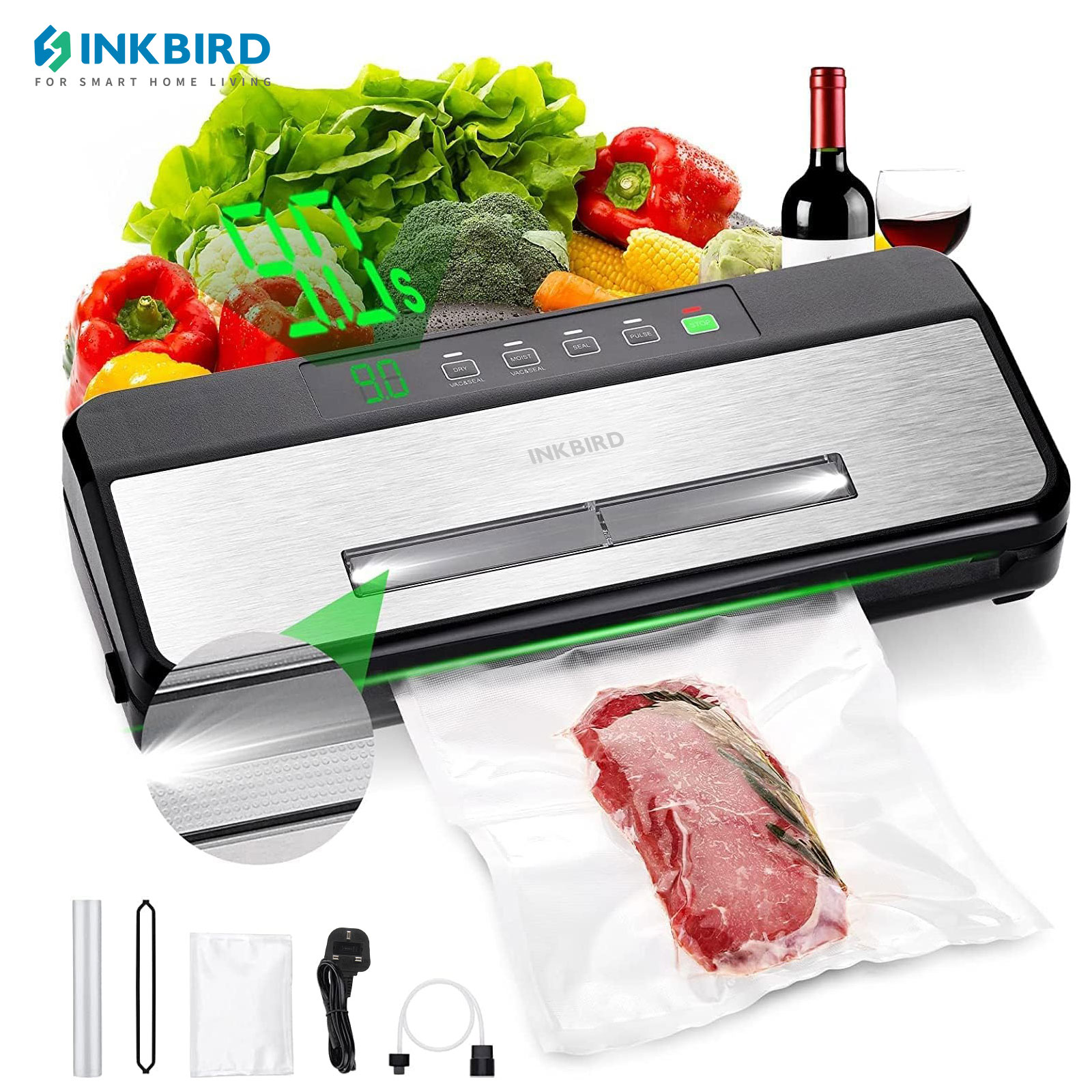 INKBIRD 3. ° sellador al vacío - Food Vacuum Sealer Machine reseña y precio