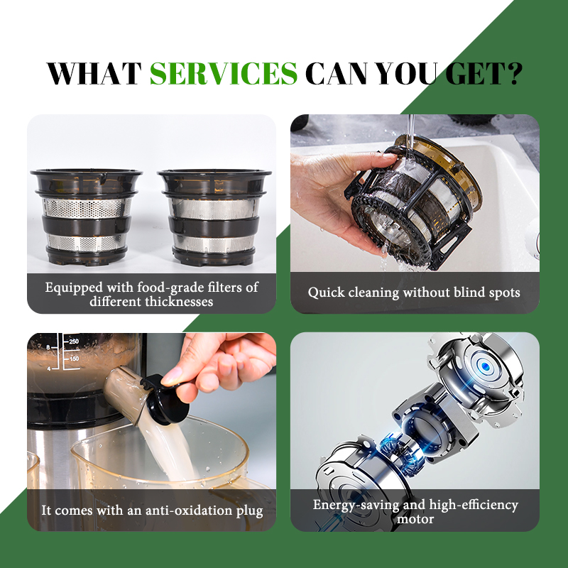Máquina extractora de exprimid - Electric Slow Juicer Cold Press reseña y precio