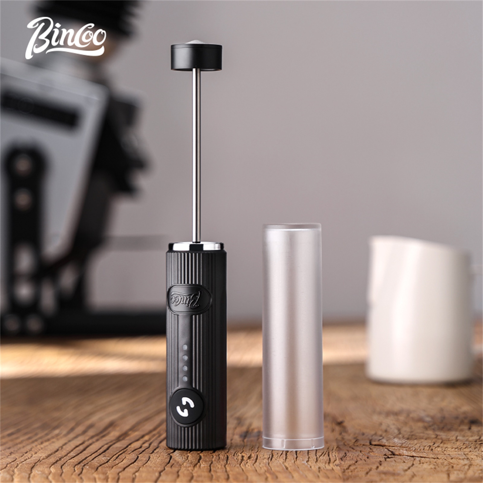 BINCOO-espumador de café eléct - Electric Milk Frother Handheld reseña y precio